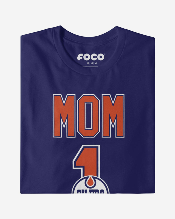 Edmonton Oilers Number 1 Mom T-Shirt FOCO - FOCO.com