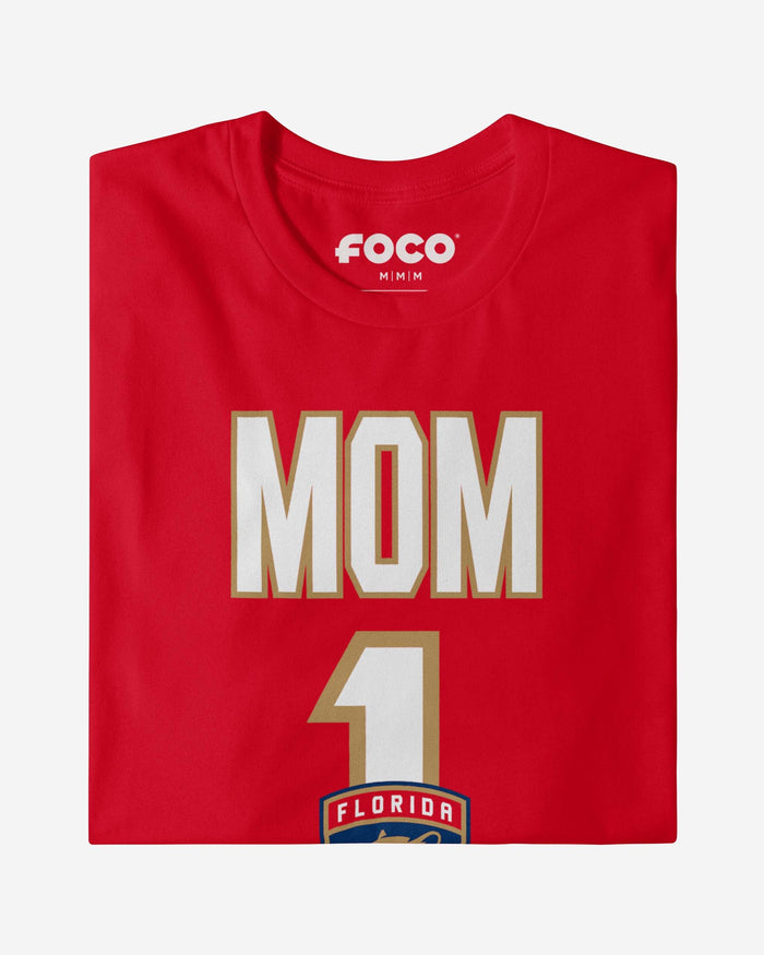 Florida Panthers Number 1 Mom T-Shirt FOCO - FOCO.com