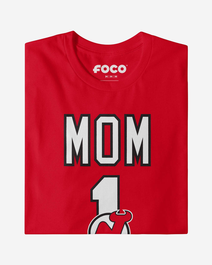 New Jersey Devils Number 1 Mom T-Shirt FOCO - FOCO.com