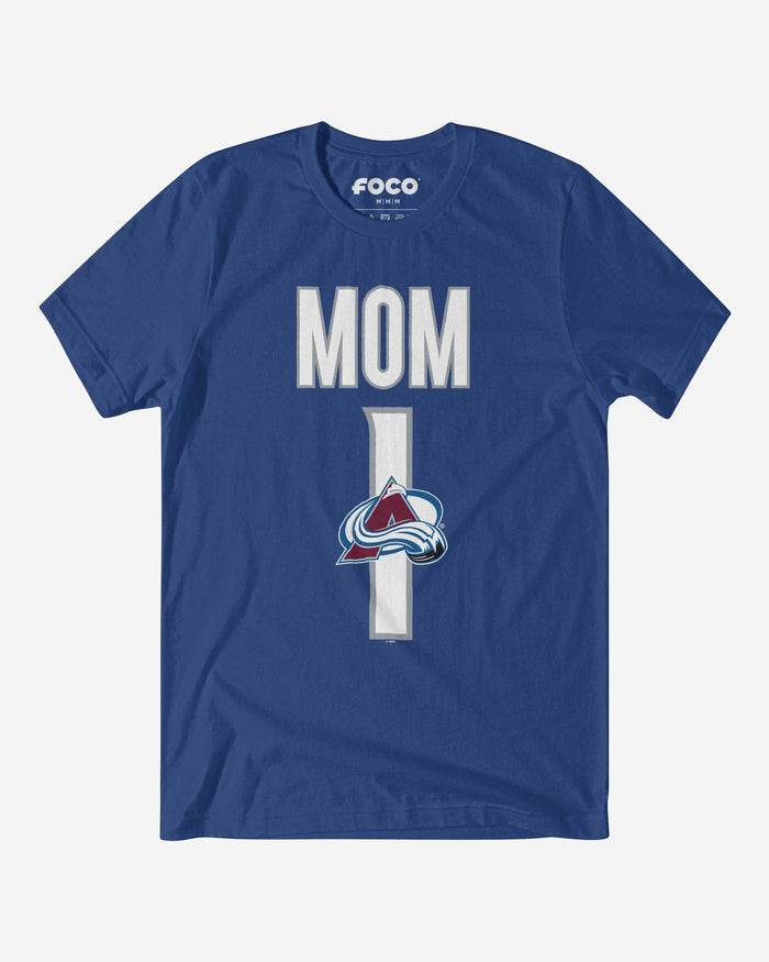 Colorado Avalanche Number 1 Mom T-Shirt FOCO S - FOCO.com