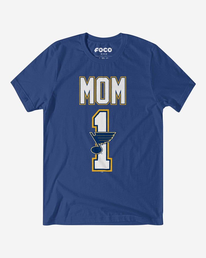 St Louis Blues Number 1 Mom T-Shirt FOCO S - FOCO.com