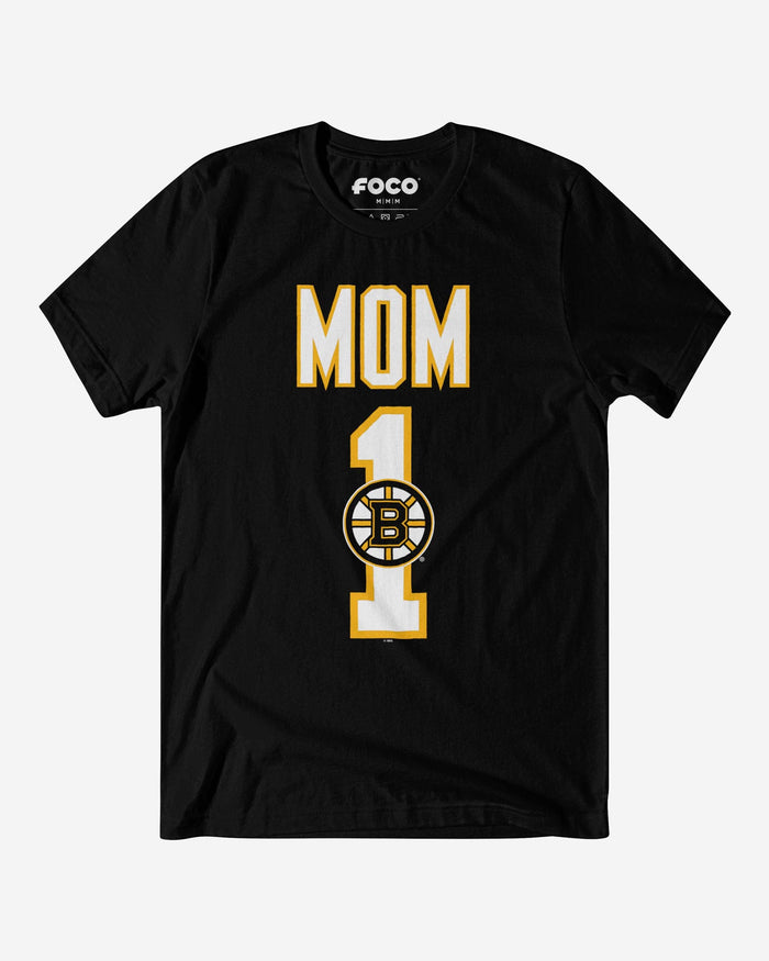 Boston Bruins Number 1 Mom T-Shirt FOCO S - FOCO.com