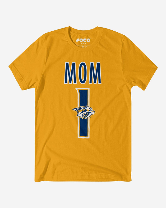 Nashville Predators Number 1 Mom T-Shirt FOCO S - FOCO.com