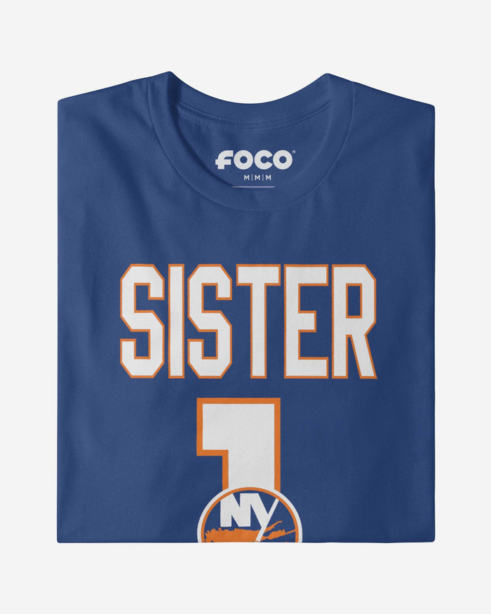 New York Islanders Number 1 Sister T-Shirt FOCO - FOCO.com