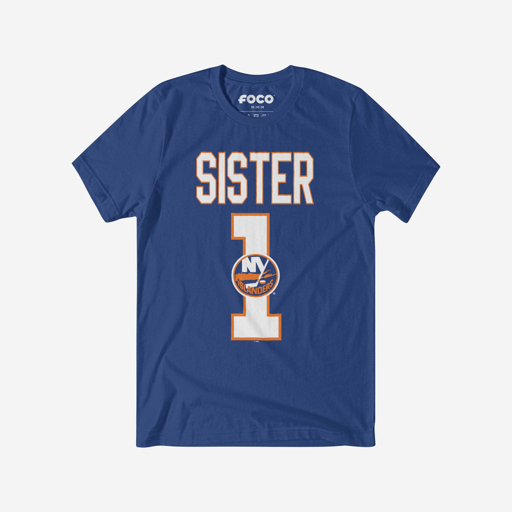 New York Islanders Number 1 Sister T-Shirt FOCO S - FOCO.com