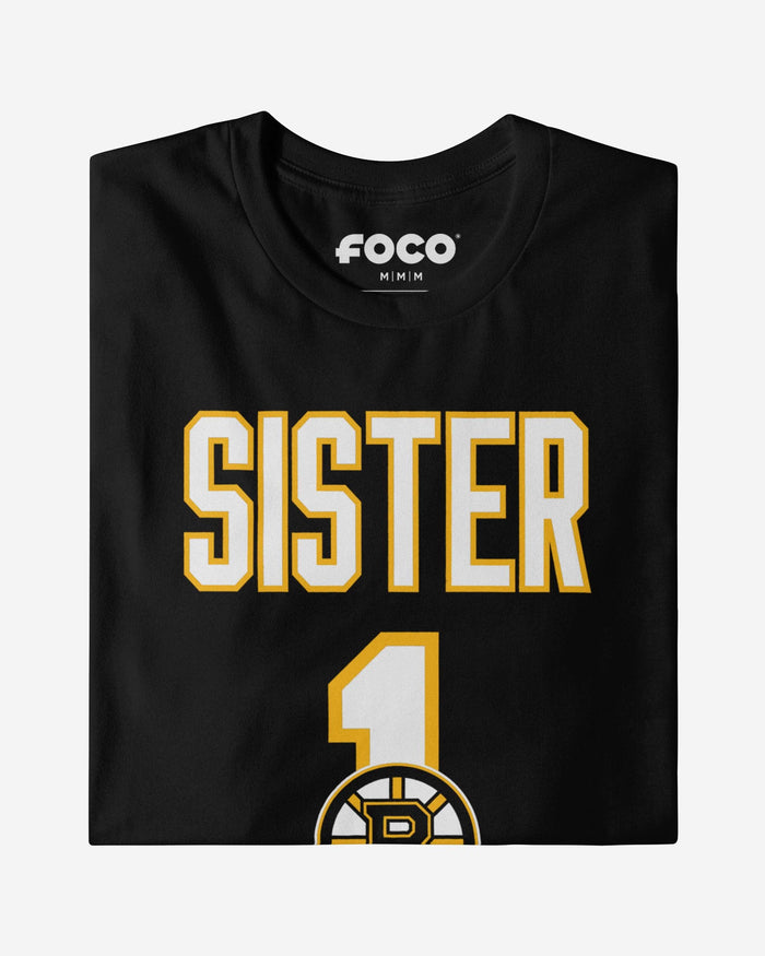 Boston Bruins Number 1 Sister T-Shirt FOCO - FOCO.com