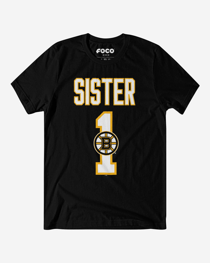 Boston Bruins Number 1 Sister T-Shirt FOCO S - FOCO.com