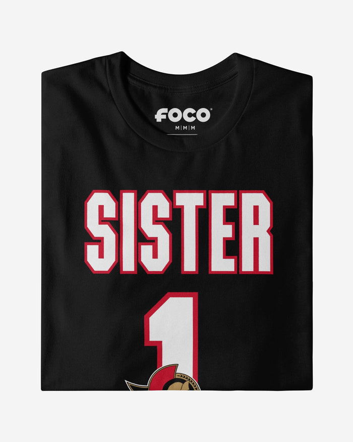 Ottawa Senators Number 1 Sister T-Shirt FOCO - FOCO.com