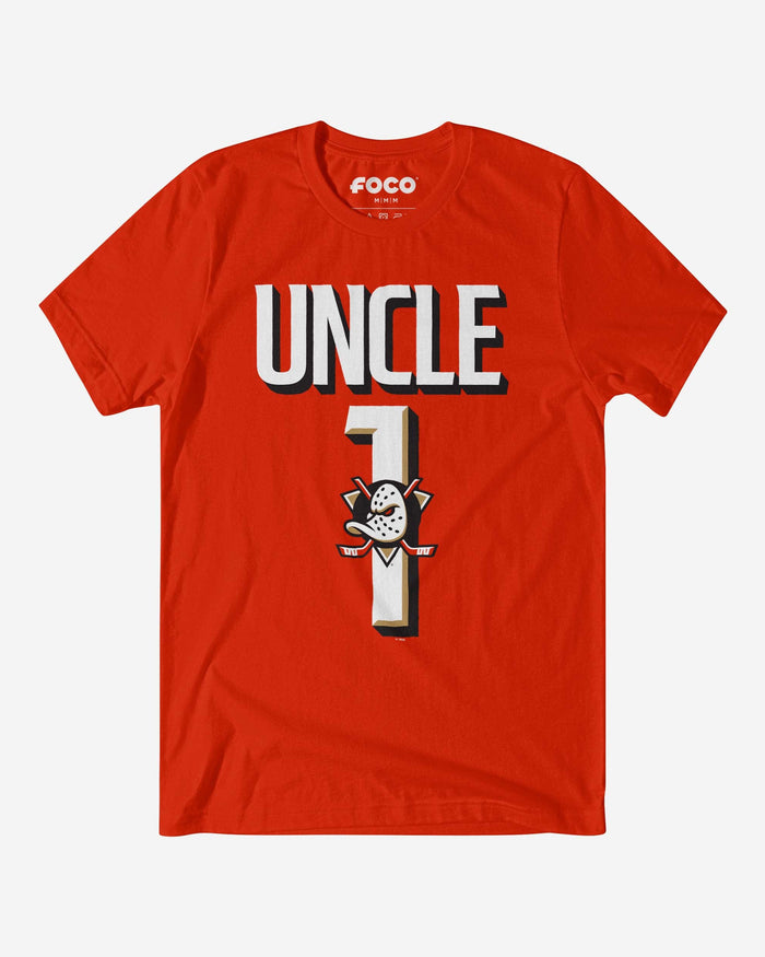 Anaheim Ducks Number 1 Uncle T-Shirt FOCO S - FOCO.com