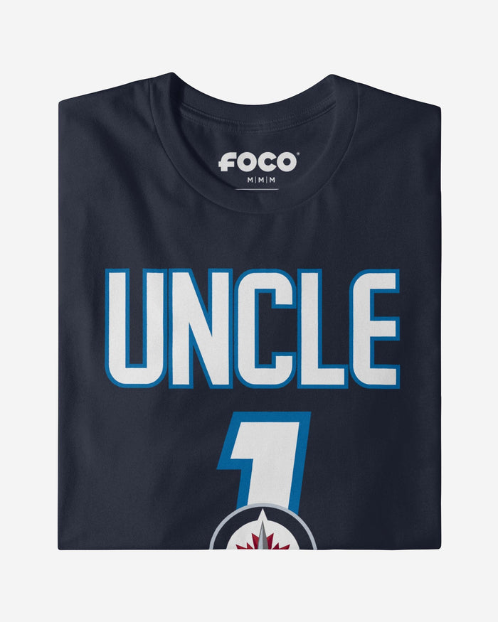 Winnipeg Jets Number 1 Uncle T-Shirt FOCO - FOCO.com