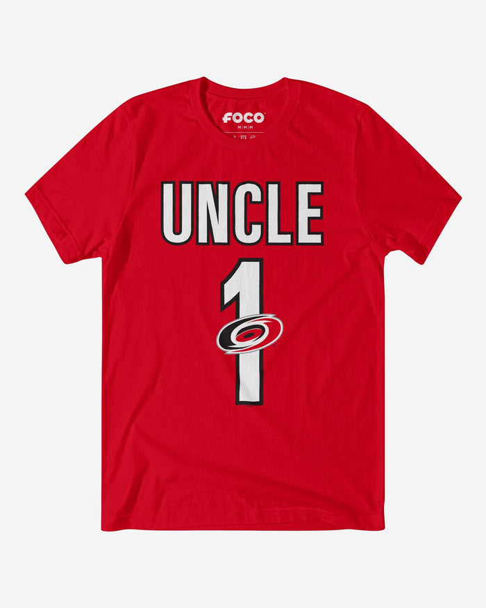 Carolina Hurricanes Number 1 Uncle T-Shirt FOCO S - FOCO.com