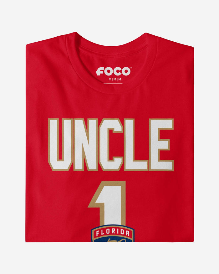 Florida Panthers Number 1 Uncle T-Shirt FOCO - FOCO.com