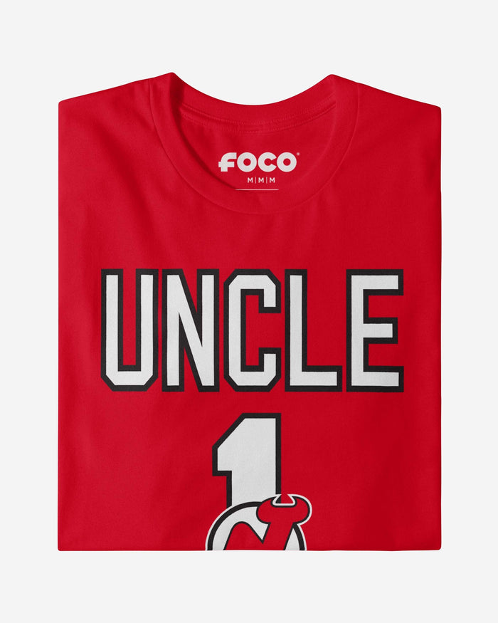 New Jersey Devils Number 1 Uncle T-Shirt FOCO - FOCO.com