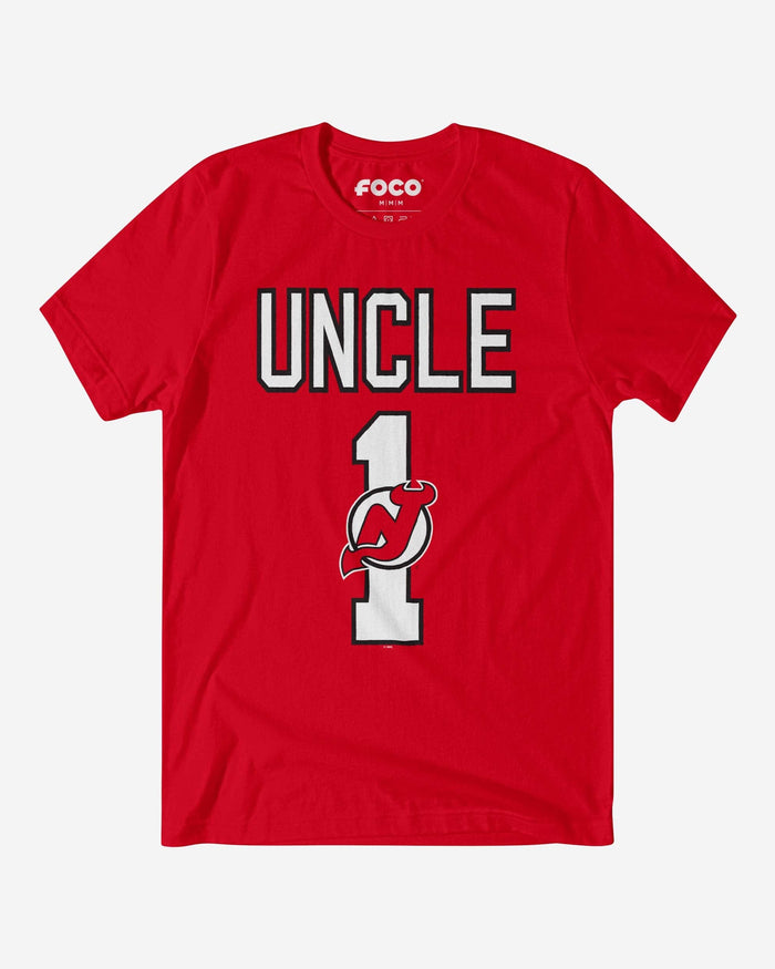 New Jersey Devils Number 1 Uncle T-Shirt FOCO S - FOCO.com