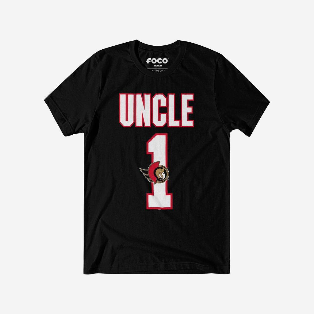 Ottawa Senators Number 1 Uncle T-Shirt FOCO S - FOCO.com
