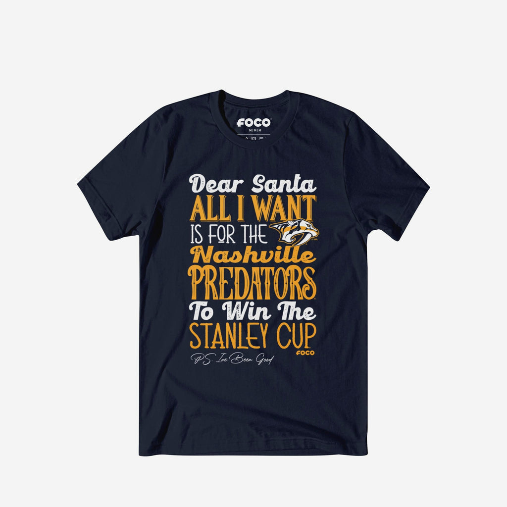 Nashville Predators All I Want T-Shirt FOCO S - FOCO.com