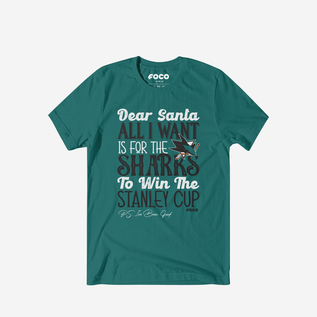 San Jose Sharks All I Want T-Shirt FOCO S - FOCO.com