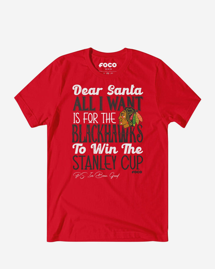 Chicago Blackhawks All I Want T-Shirt FOCO S - FOCO.com