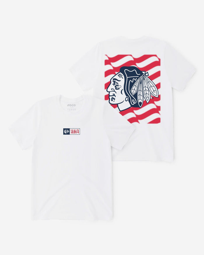 Chicago Blackhawks American Heritage T-Shirt FOCO S - FOCO.com