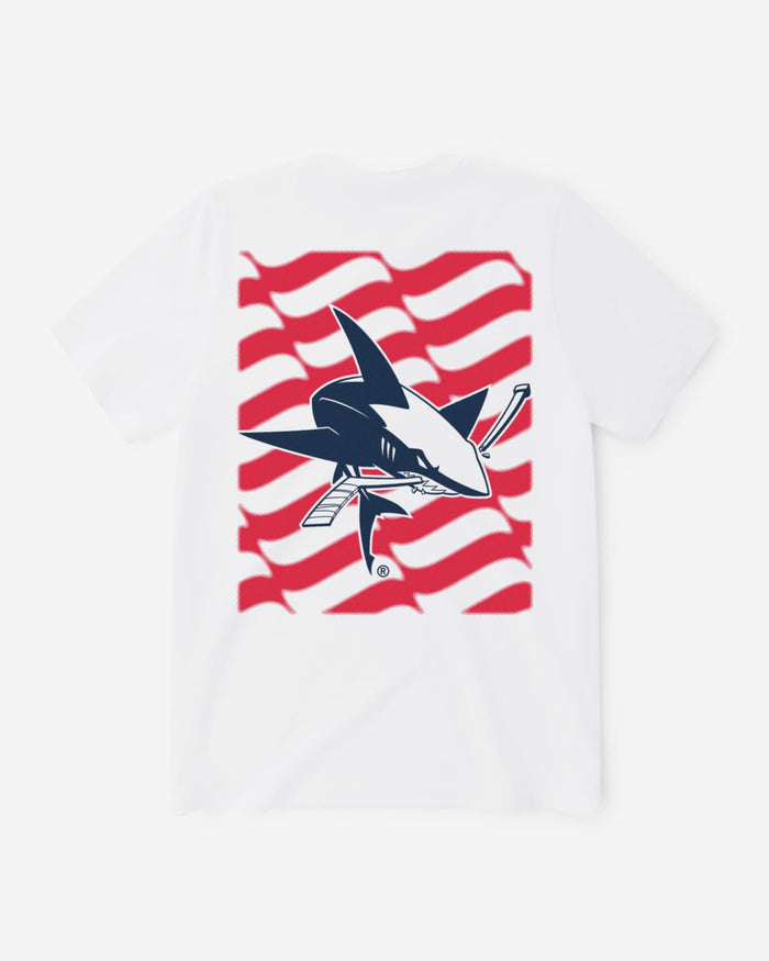 San Jose Sharks American Heritage T-Shirt FOCO S - FOCO.com