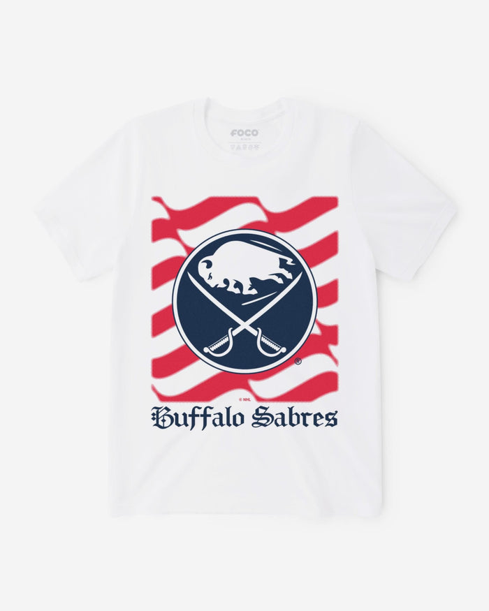 Buffalo Sabres American Heritage Wordmark T-Shirt FOCO S - FOCO.com