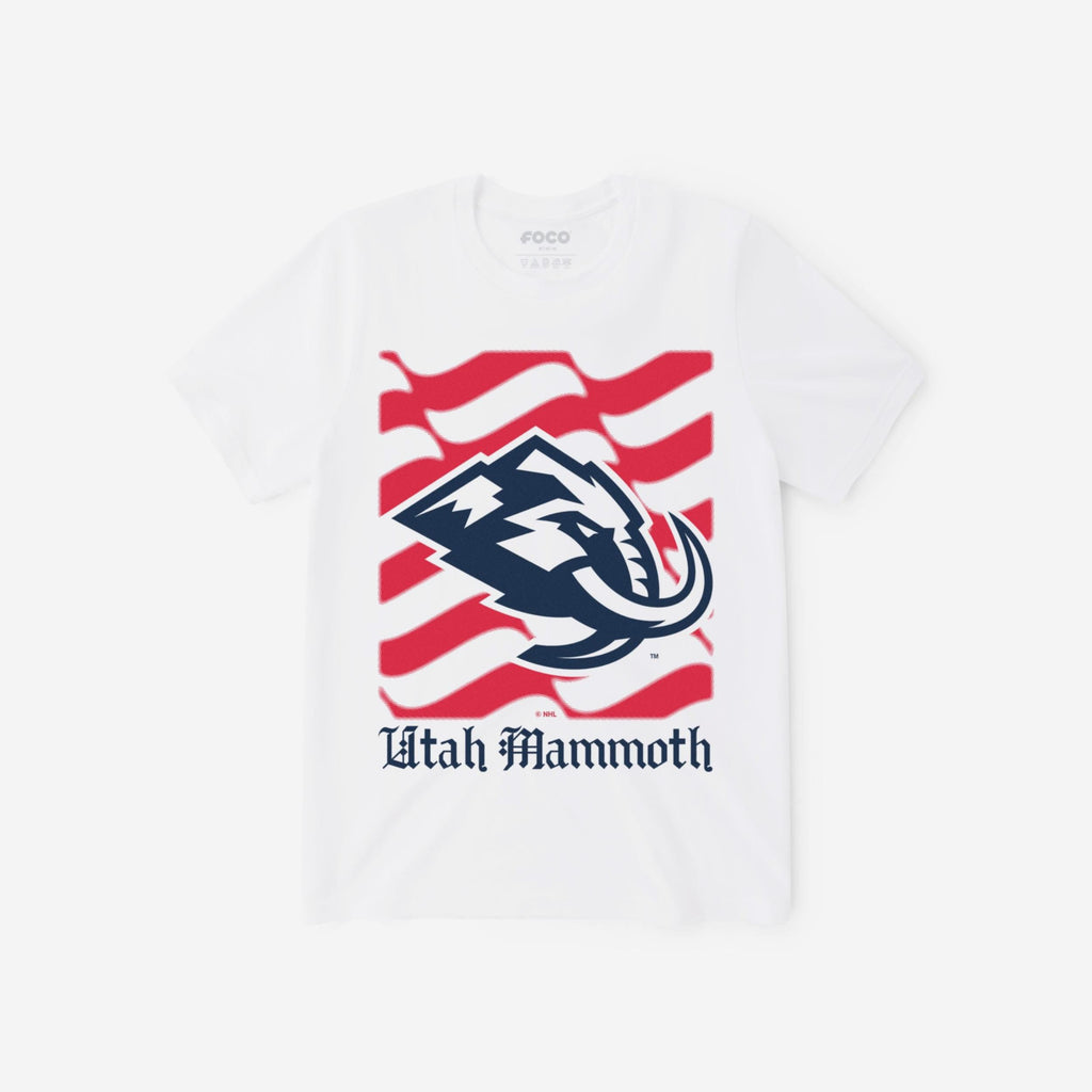 Utah Mammoth American Heritage Wordmark T-Shirt FOCO S - FOCO.com