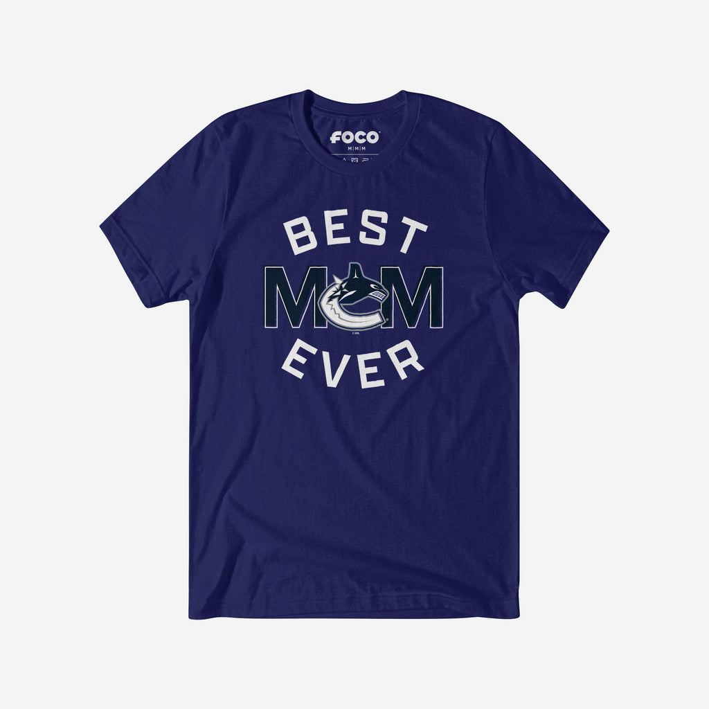 Vancouver Canucks Best Mom Ever Arched T-Shirt FOCO S - FOCO.com