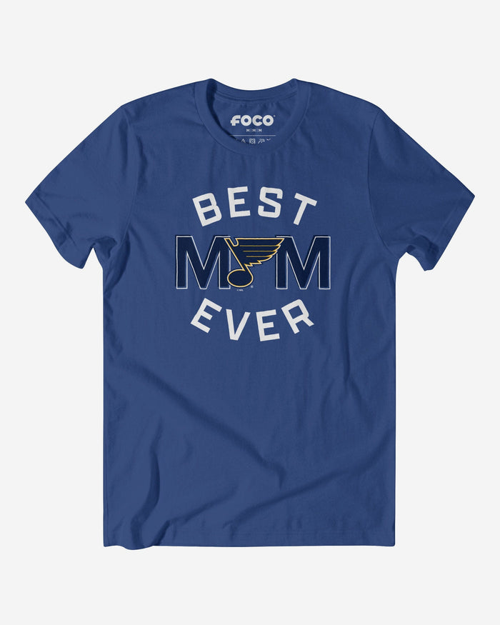 St Louis Blues Best Mom Ever Arched T-Shirt FOCO S - FOCO.com