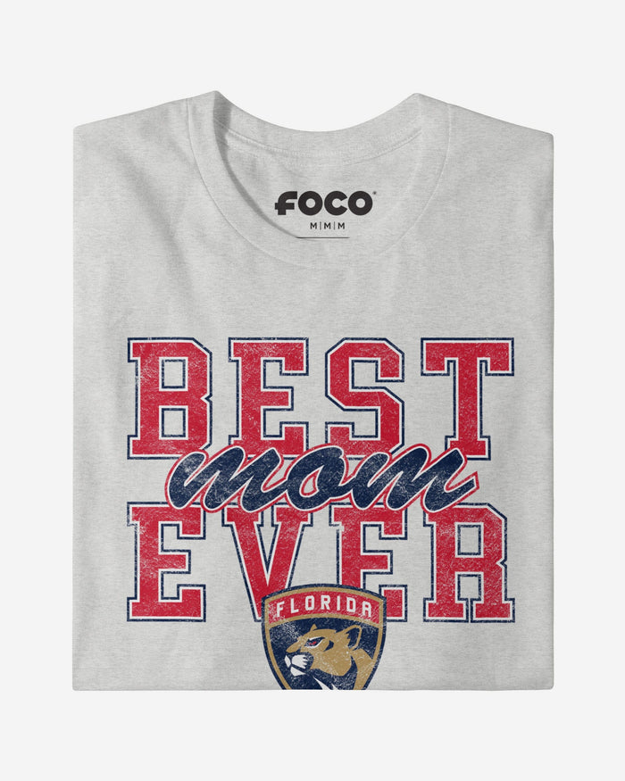 Florida Panthers Best Mom Ever Stacked T-Shirt FOCO - FOCO.com