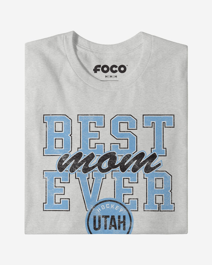 Utah Hockey Club Best Mom Ever Stacked T-Shirt FOCO - FOCO.com