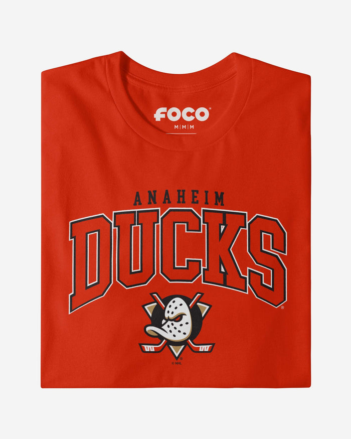 Anaheim Ducks Classic Arched Logo T-Shirt FOCO - FOCO.com