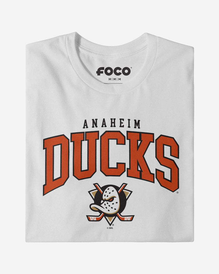 Anaheim Ducks Classic Arched Logo T-Shirt FOCO - FOCO.com