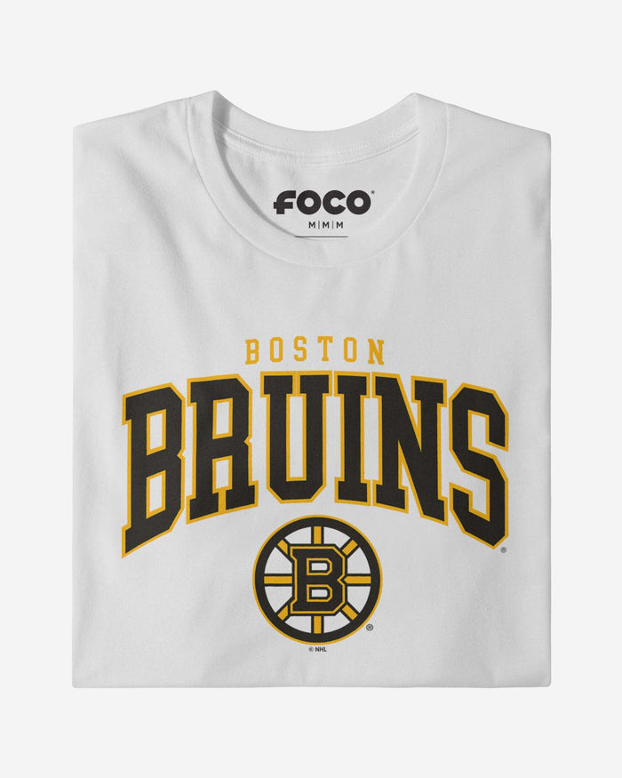 Boston Bruins Classic Arched Logo T-Shirt FOCO - FOCO.com