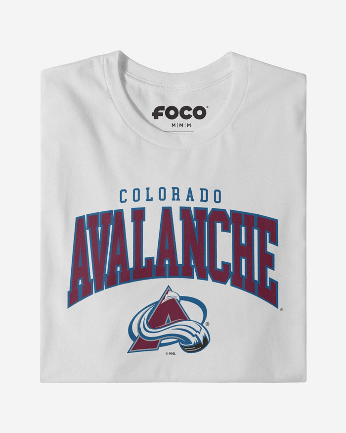 Colorado Avalanche Classic Arched Logo T-Shirt FOCO - FOCO.com