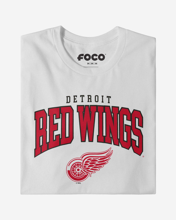 Detroit Red Wings Classic Arched Logo T-Shirt FOCO - FOCO.com