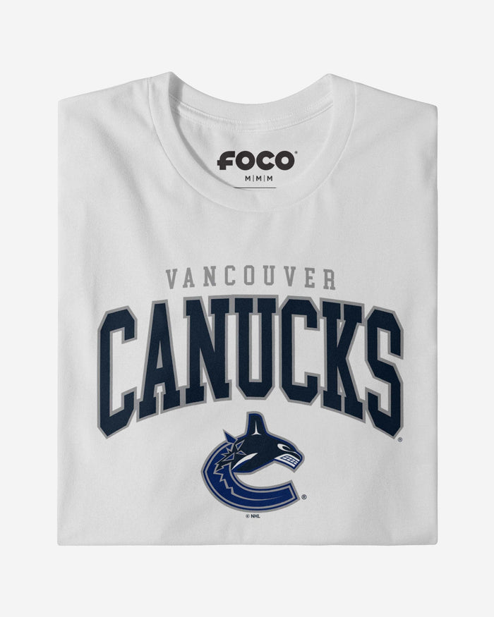 Vancouver Canucks Classic Arched Logo T-Shirt FOCO - FOCO.com