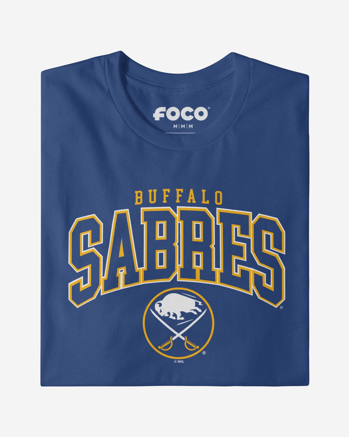 Buffalo Sabres Classic Arched Logo T-Shirt FOCO - FOCO.com