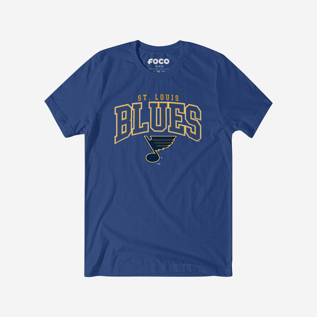 St Louis Blues Classic Logo T-Shirt FOCO True Royal S - FOCO.com