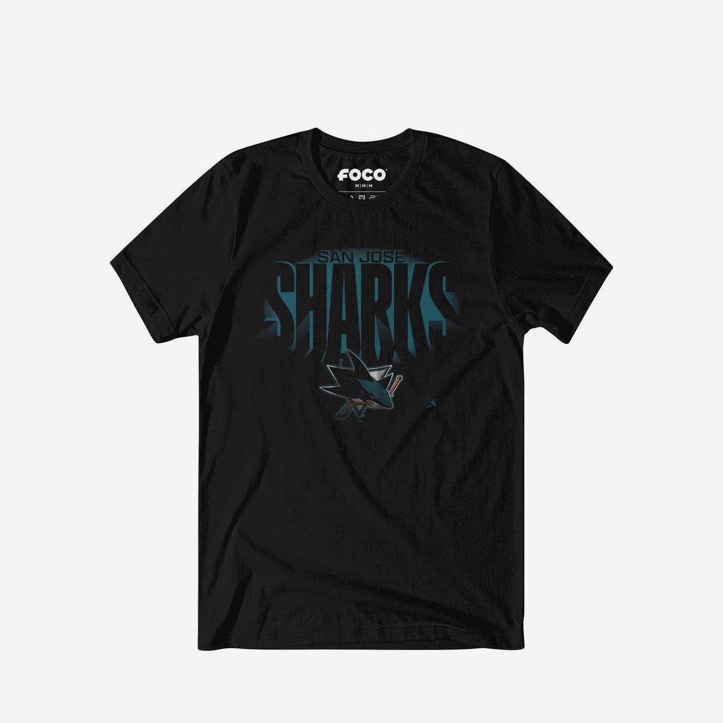 San Jose Sharks Floodlight T-Shirt FOCO S - FOCO.com