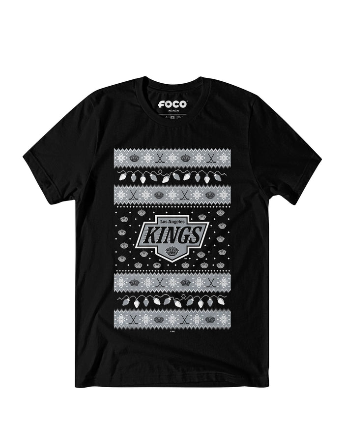 Los Angeles Kings Holiday Lights Sweater T-Shirt