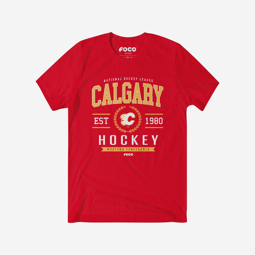 Calgary Flames Hockey Club T-Shirt FOCO Red S - FOCO.com
