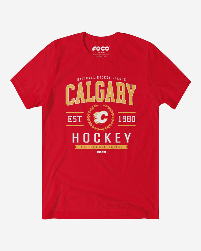 Calgary Flames Hockey Club T-Shirt FOCO Red S - FOCO.com