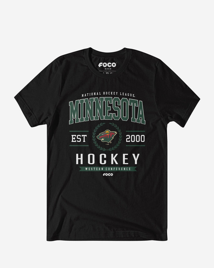 Minnesota Wild Hockey Legacy Crest T-Shirt FOCO Black S - FOCO.com