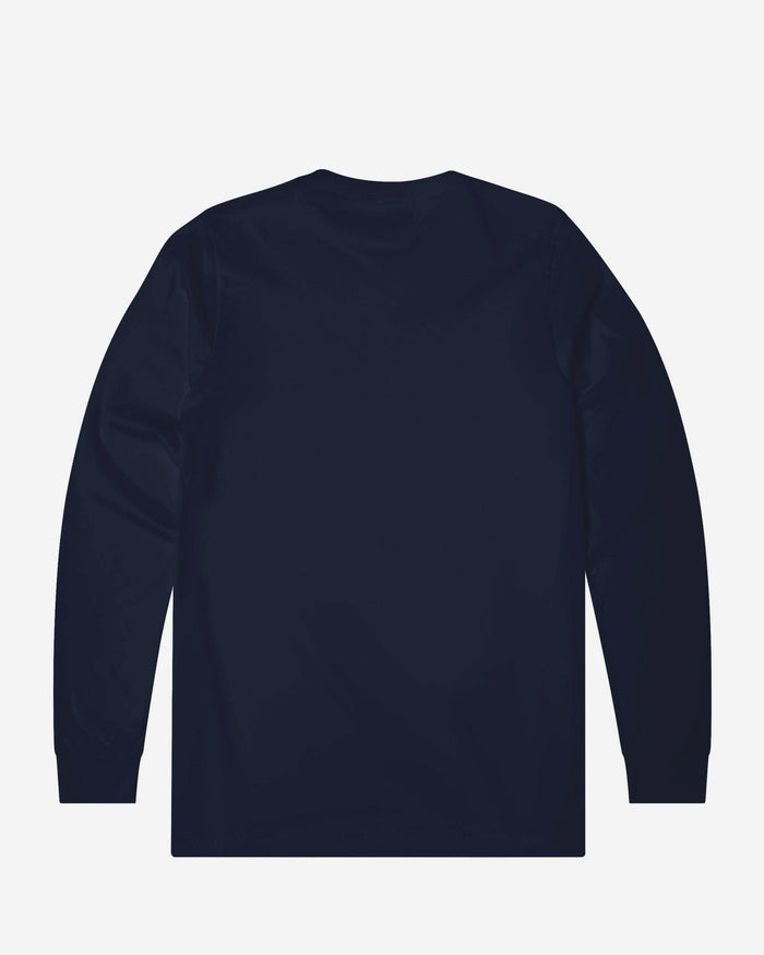 Columbus Blue Jackets Primary Logo Holiday Lights Long Sleeve T-Shirt FOCO S - FOCO.com