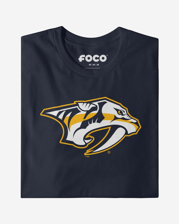 Nashville Predators Primary Logo Long Sleeve T-Shirt FOCO - FOCO.com