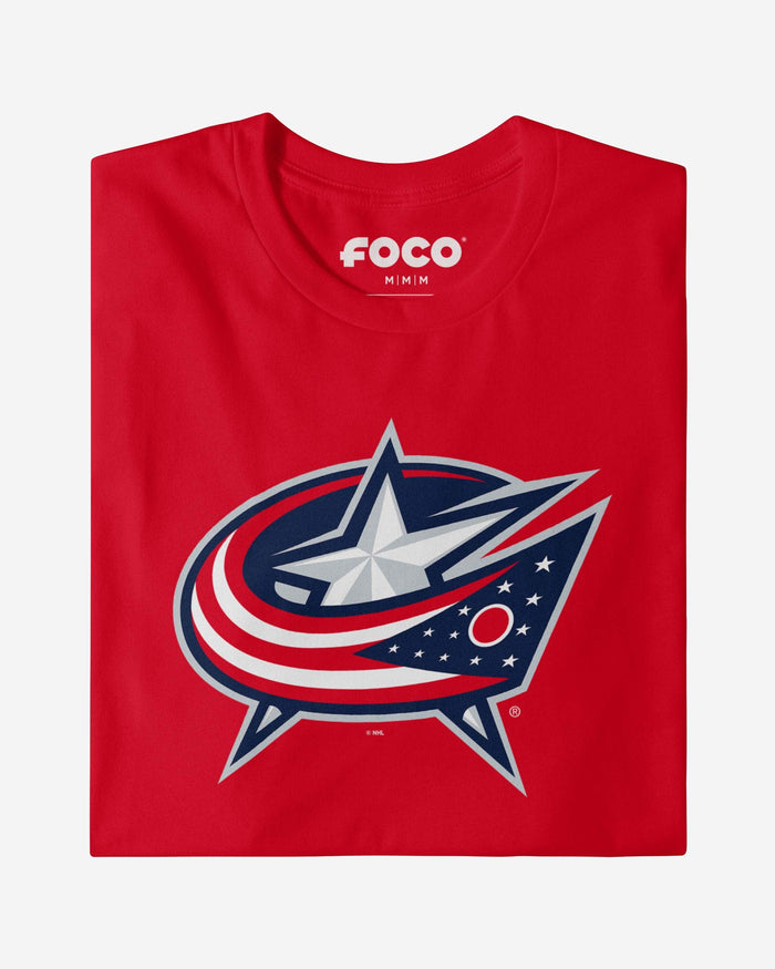 Columbus Blue Jackets Primary Logo Long Sleeve T-Shirt FOCO - FOCO.com