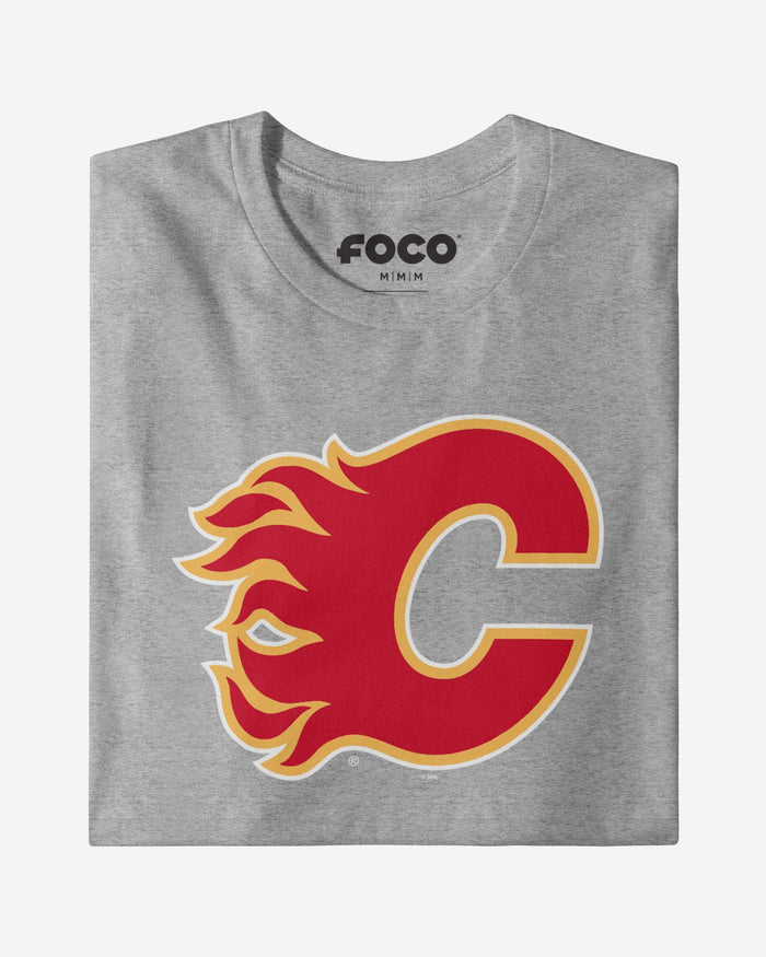 Calgary Flames Primary Logo Long Sleeve T-Shirt FOCO - FOCO.com