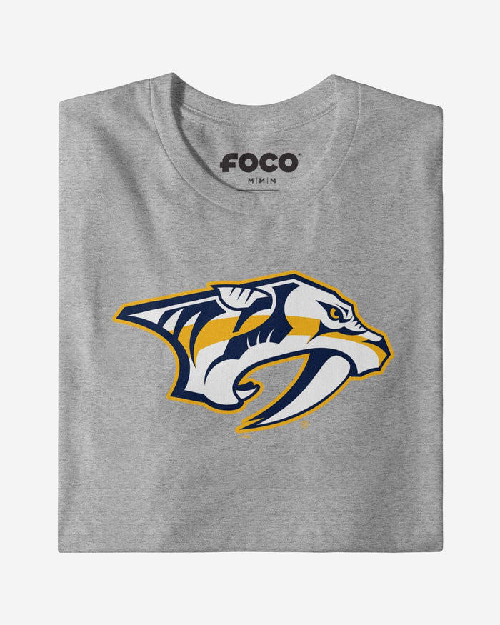 Nashville Predators Primary Logo Long Sleeve T-Shirt FOCO - FOCO.com