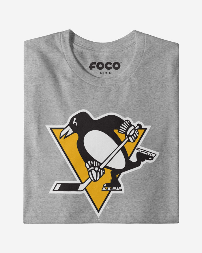 Pittsburgh Penguins Primary Logo Long Sleeve T-Shirt FOCO - FOCO.com