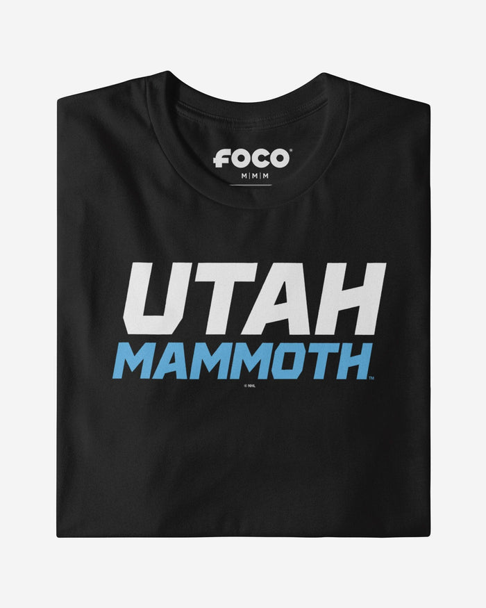 Utah Mammoth Wordmark Logo Long Sleeve T-Shirt FOCO Athletic Heather S - FOCO.com